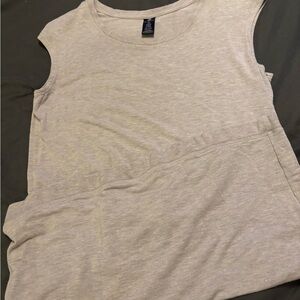 Active Life Light Gray-Purple Sleeveless Active Dress